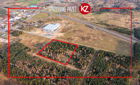 Sprzedane przez KZ. Działka komercyjna w Wałczu.