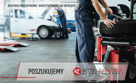 Poszukujemy MAGAZYNU do wynajęcia - pod warsztat samochodowy