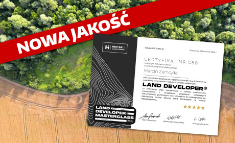 Land developer. Potwierdzone kompetencje KZ Nieruchomości