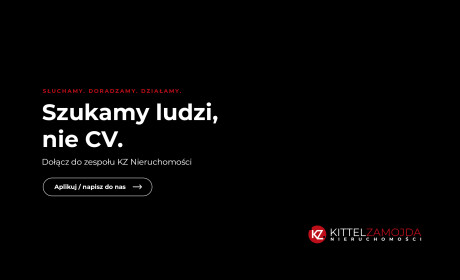 Poszukujemy Pośrednika / Pośredniczki Nieruchomości do zespołu KZ Nieruchomości