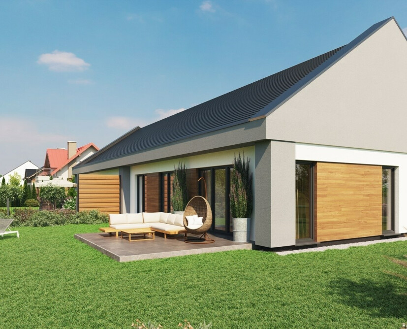 Domy parterowe w zabudowie bliźniaczej na sprzedaż, Piła, Motylewo. 92,10 m2 - 6