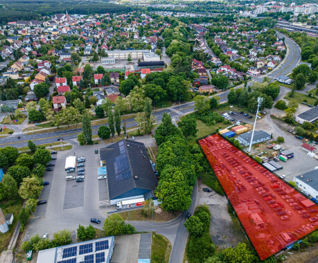 ziałka komercyjna na sprzedaż – 3690 m², Piła Staszyce, usługi,  koło Al. Poznańskiej