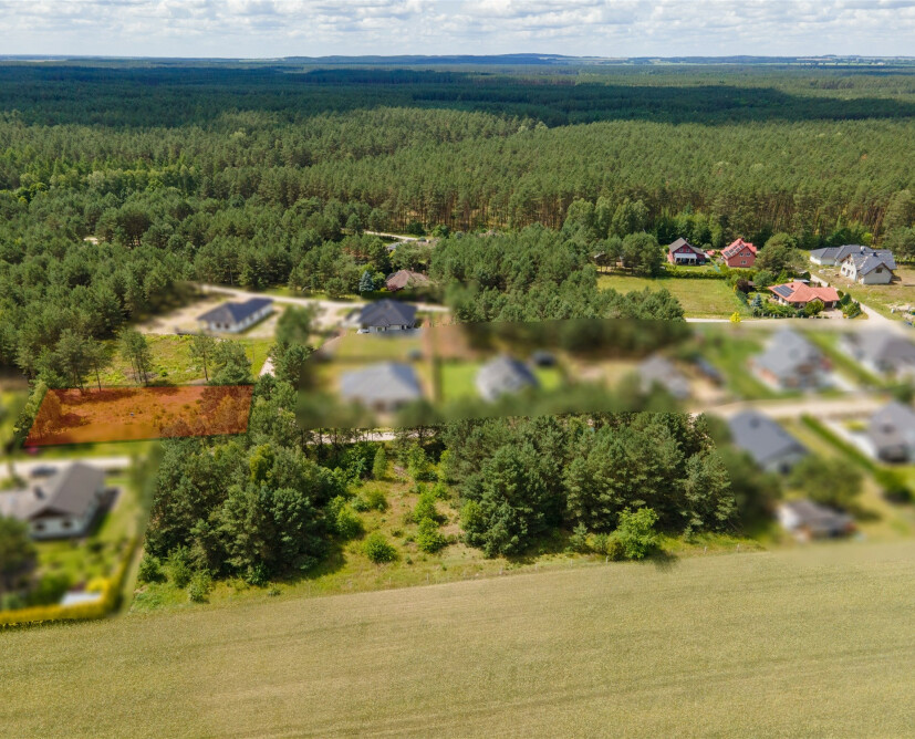 Na sprzedaż dzałka budowlana w otulinie lasu Dobrzyca, k/Piły - 2