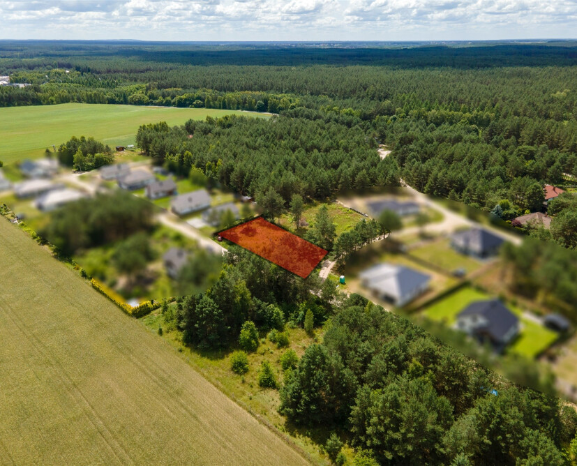 Na sprzedaż dzałka budowlana w otulinie lasu Dobrzyca, k/Piły - 4