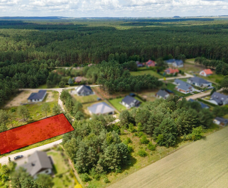 Na sprzedaż dzałka budowlana w otulinie lasu Dobrzyca, k/Piły
