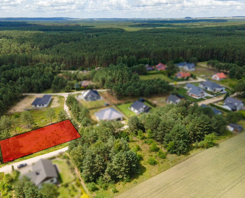 Na sprzedaż dzałka budowlana w otulinie lasu Dobrzyca, k/Piły - 1