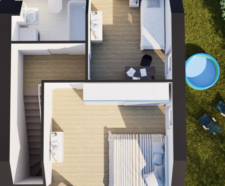 Na sprzedaż mieszkanie w stanie deweloperskim z ogródkiem - Zawada, k/Piły - 4