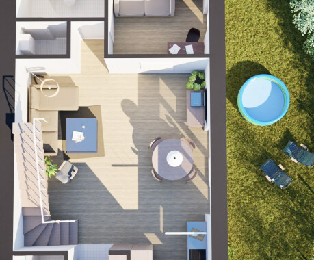 Na sprzedaż mieszkanie w stanie deweloperskim z ogródkiem - Zawada, k/Piły - 3