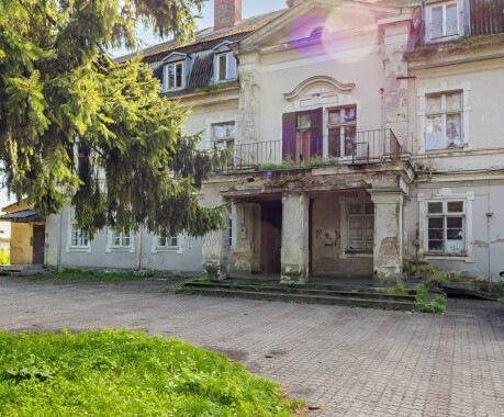 Zabytkowy pałac w Nowinach koło Dzierzgonia na sprzedaż. - 4