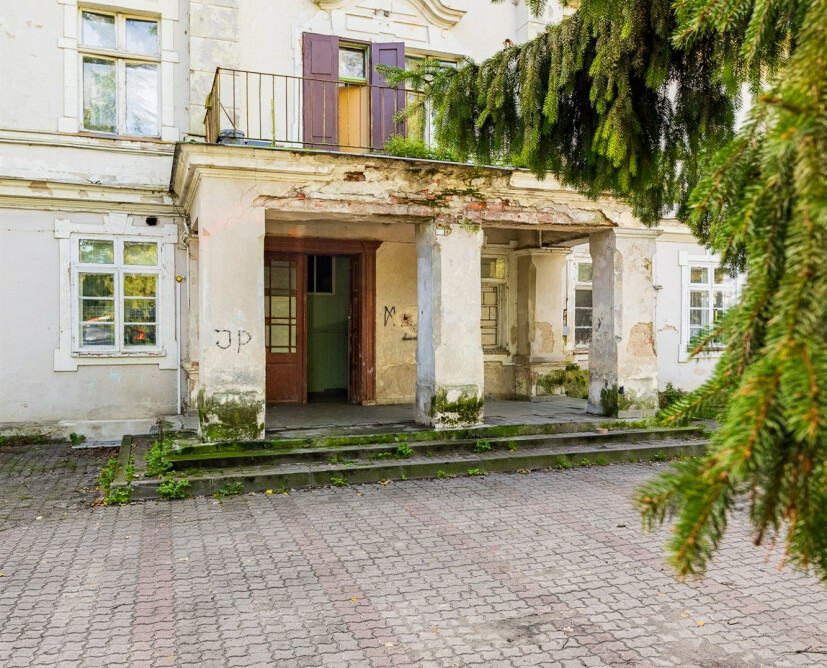 Zabytkowy pałac w Nowinach koło Dzierzgonia na sprzedaż. - 5