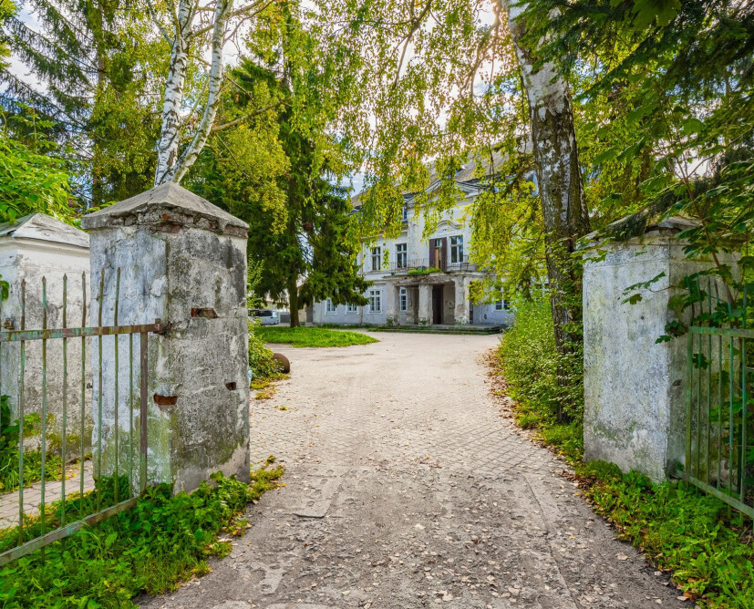 Zabytkowy pałac w Nowinach koło Dzierzgonia na sprzedaż. - 21