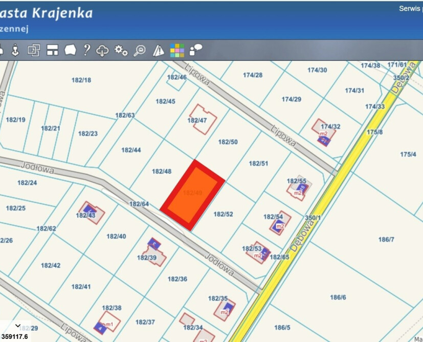 Działka budowlana 1052 m2, Skórka, MPZP, asfalt, media - 3