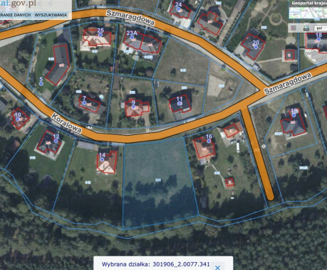 Na sprzedaż działk ze strumykiem  pod zabudowę budynku mieszkalnego jednorodzinnego w Kotuniu.
