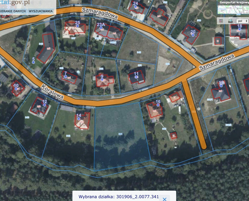 Na sprzedaż działk ze strumykiem  pod zabudowę budynku mieszkalnego jednorodzinnego w Kotuniu. - 1
