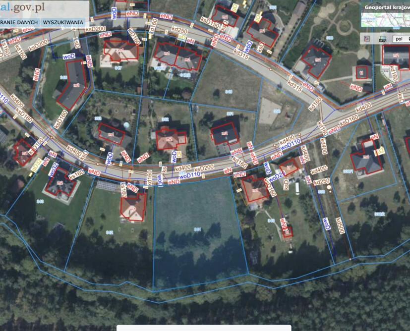 Na sprzedaż działk ze strumykiem  pod zabudowę budynku mieszkalnego jednorodzinnego w Kotuniu. - 2