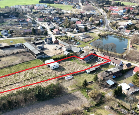 Okazja inwestycyjna: 5363 m2 w centrum Szydłowa z dostępem do dwóch dróg - 1