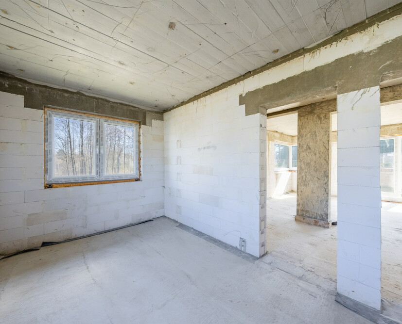 Dom w stanie surowym zamkniętym, Stara Łubianka, działka 1252 m2, projekt ARCHON - 12