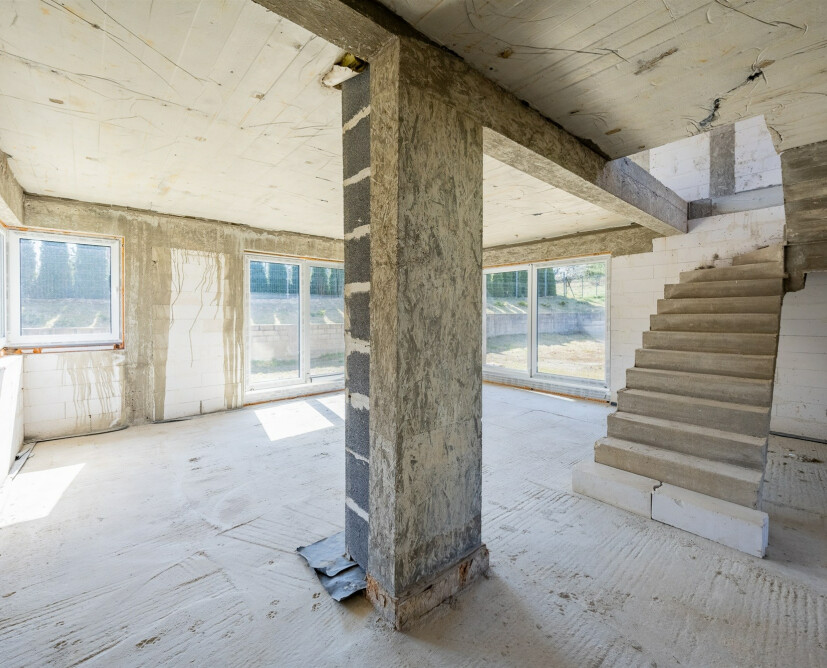 Dom w stanie surowym zamkniętym, Stara Łubianka, działka 1252 m2, projekt ARCHON - 8