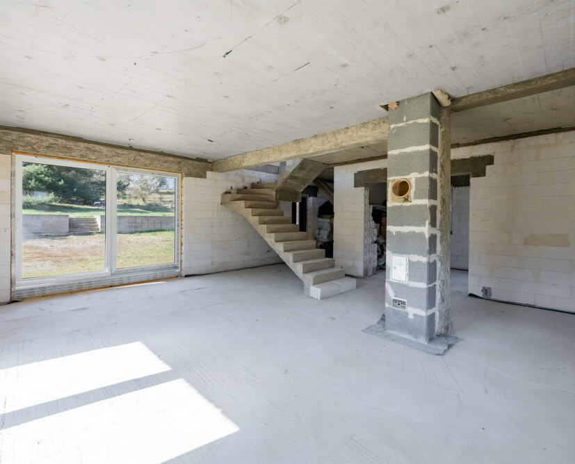 Dom w stanie surowym zamkniętym, Stara Łubianka, działka 1252 m2, projekt ARCHON - 7