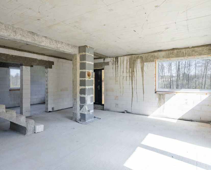 Dom w stanie surowym zamkniętym, Stara Łubianka, działka 1252 m2, projekt ARCHON - 9