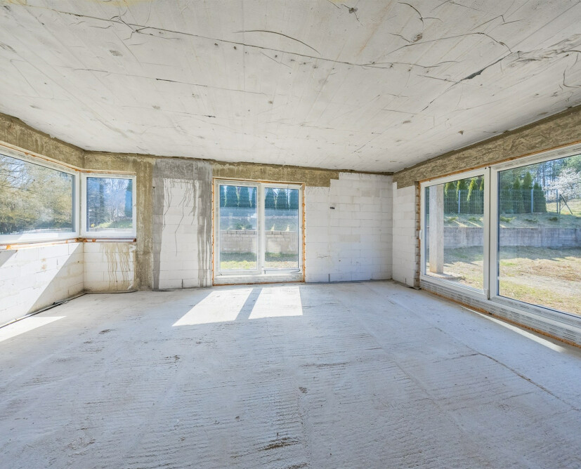 Dom w stanie surowym zamkniętym, Stara Łubianka, działka 1252 m2, projekt ARCHON - 10