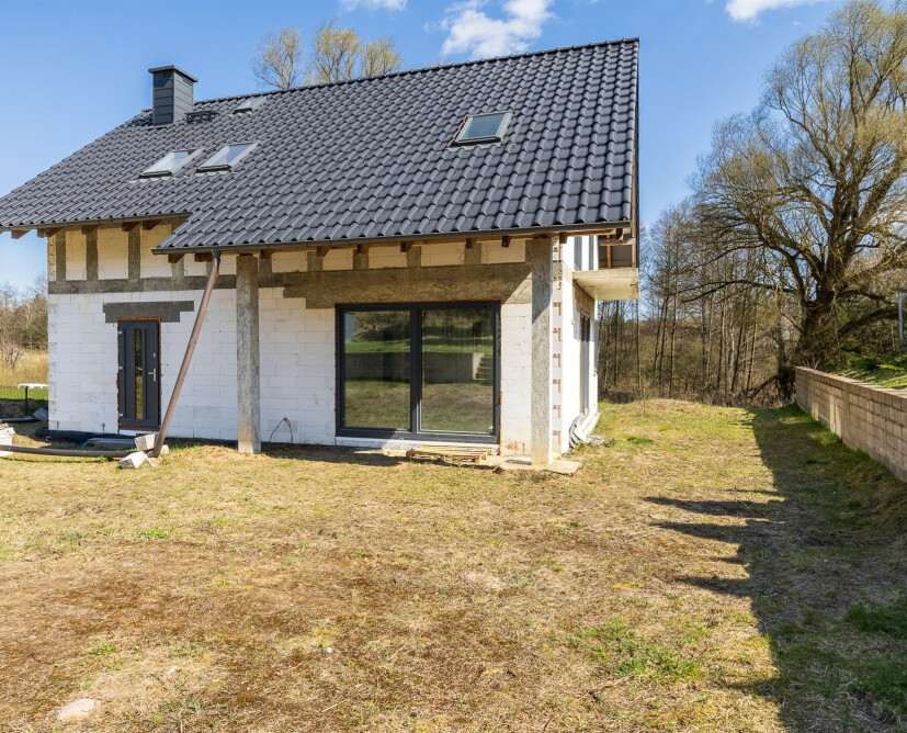 Dom w stanie surowym zamkniętym, Stara Łubianka, działka 1252 m2, projekt ARCHON - 5