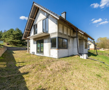 Dom w stanie surowym zamkniętym, Stara Łubianka, działka 1252 m2, projekt ARCHON - 4