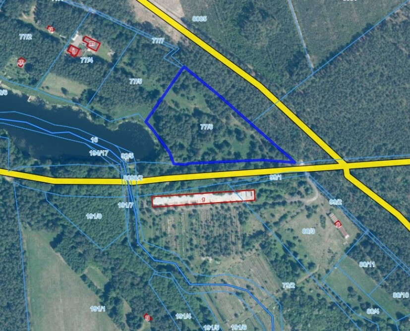 Działka siedliskowa nad rzeką Piławą – 1,6481 ha, Zabrodzie, gmina Szydłowo - 2
