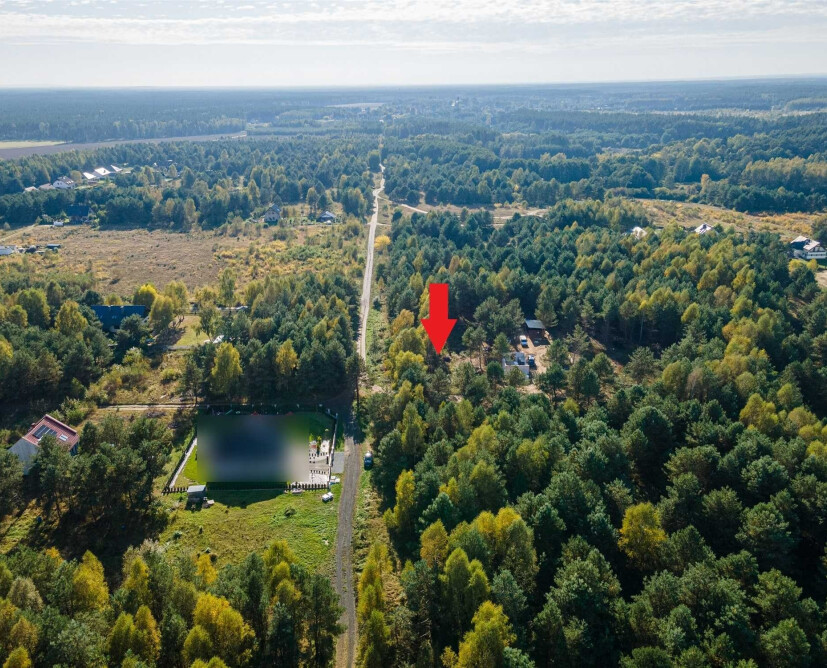 Działka budowlana Skórka 1308 m² – przy lesie, 15 min od Piły | MPZP - 5