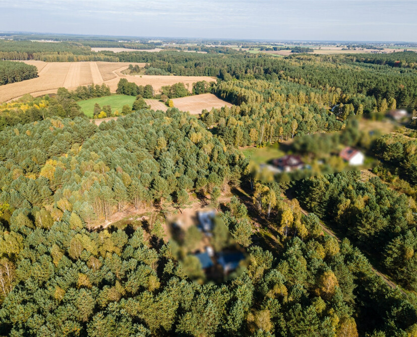 Działka budowlana Skórka 1308 m² – przy lesie, 15 min od Piły | MPZP - 7