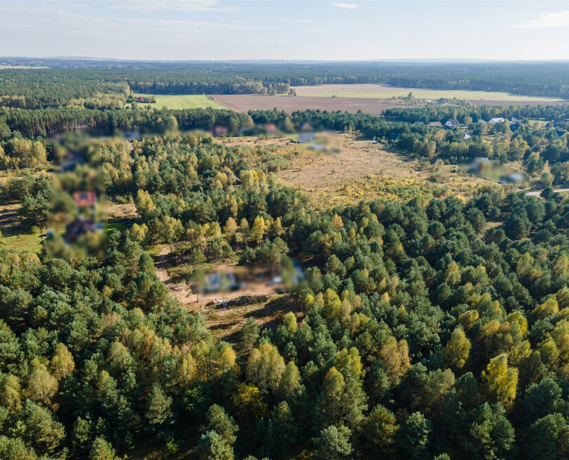 Działka budowlana Skórka 1308 m² – przy lesie, 15 min od Piły | MPZP - 8