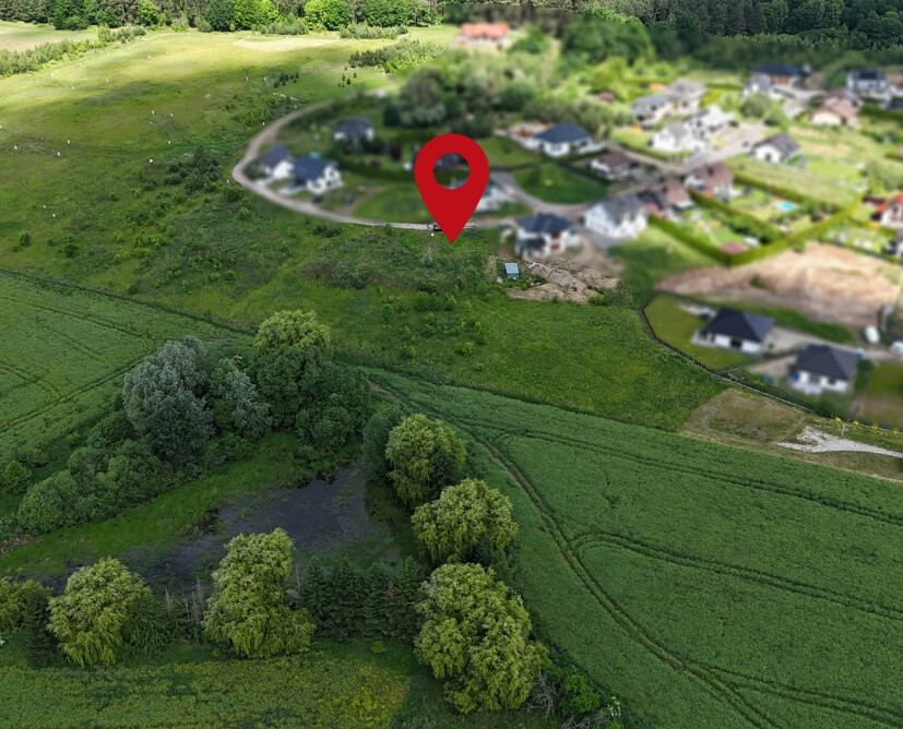 Zawada  koło Piły, gmina Szydłowo, działka budowlna (dom wolnostojący) z dobrym widokiem na sprzedaż. - 4