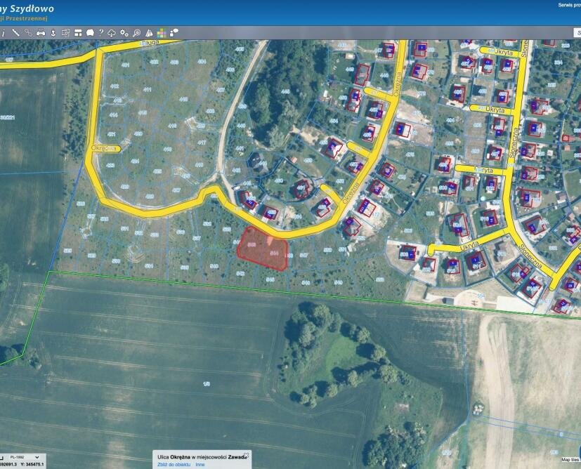 Dwie działki budowlane 1 430 m² Zawada | Sprzedaż tylko razem | Media | MPZP - 3