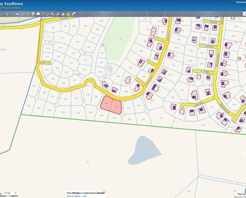 Dwie działki budowlane 1 430 m² Zawada | Sprzedaż tylko razem | Media | MPZP - 4