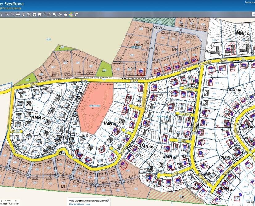 Dwie działki budowlane 1 430 m² Zawada | Sprzedaż tylko razem | Media | MPZP - 5